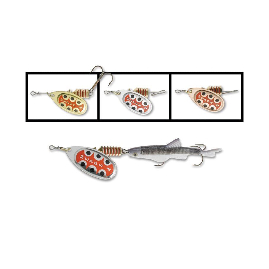 Minnow #2 Guld Spinnare EN STL