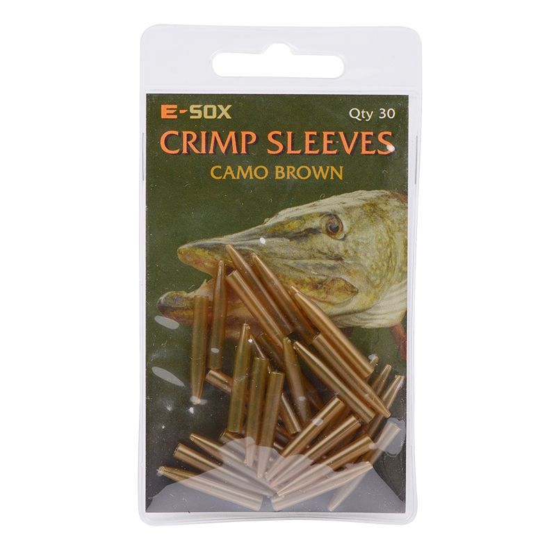 Crimp Sleeves Camo Brown EN STL