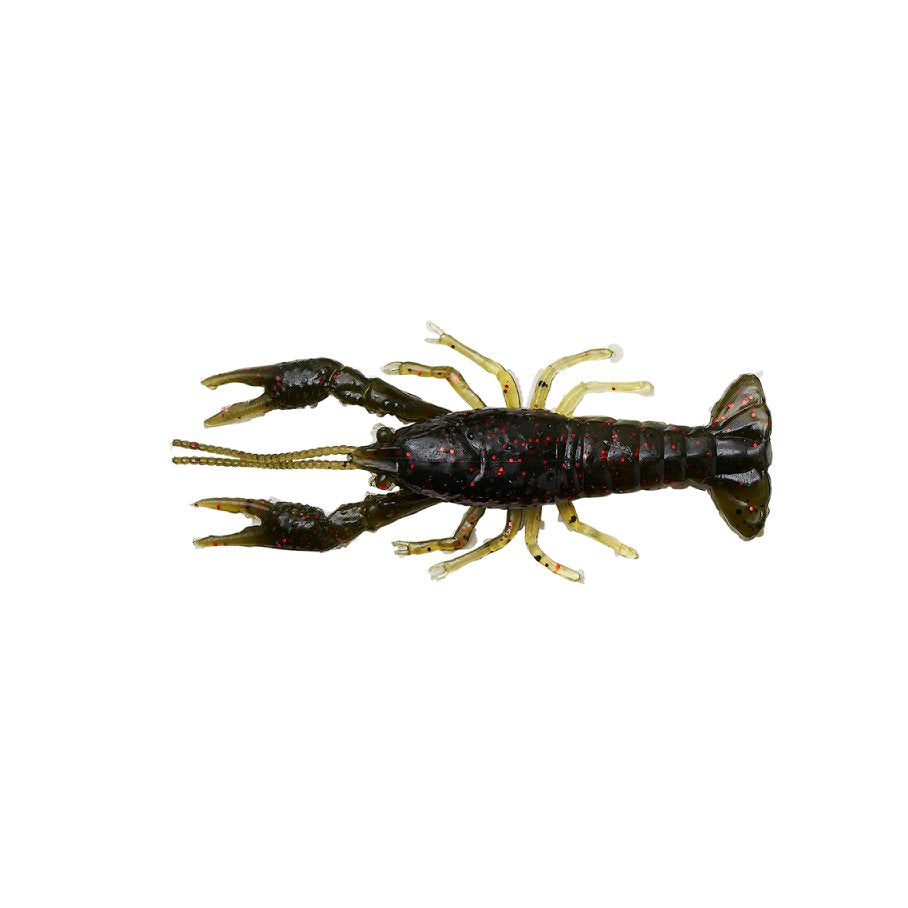 Ned Craw Floating 4 Stycken Gummibeten BLACK AND RED / 6,5 CM & 2,5 G