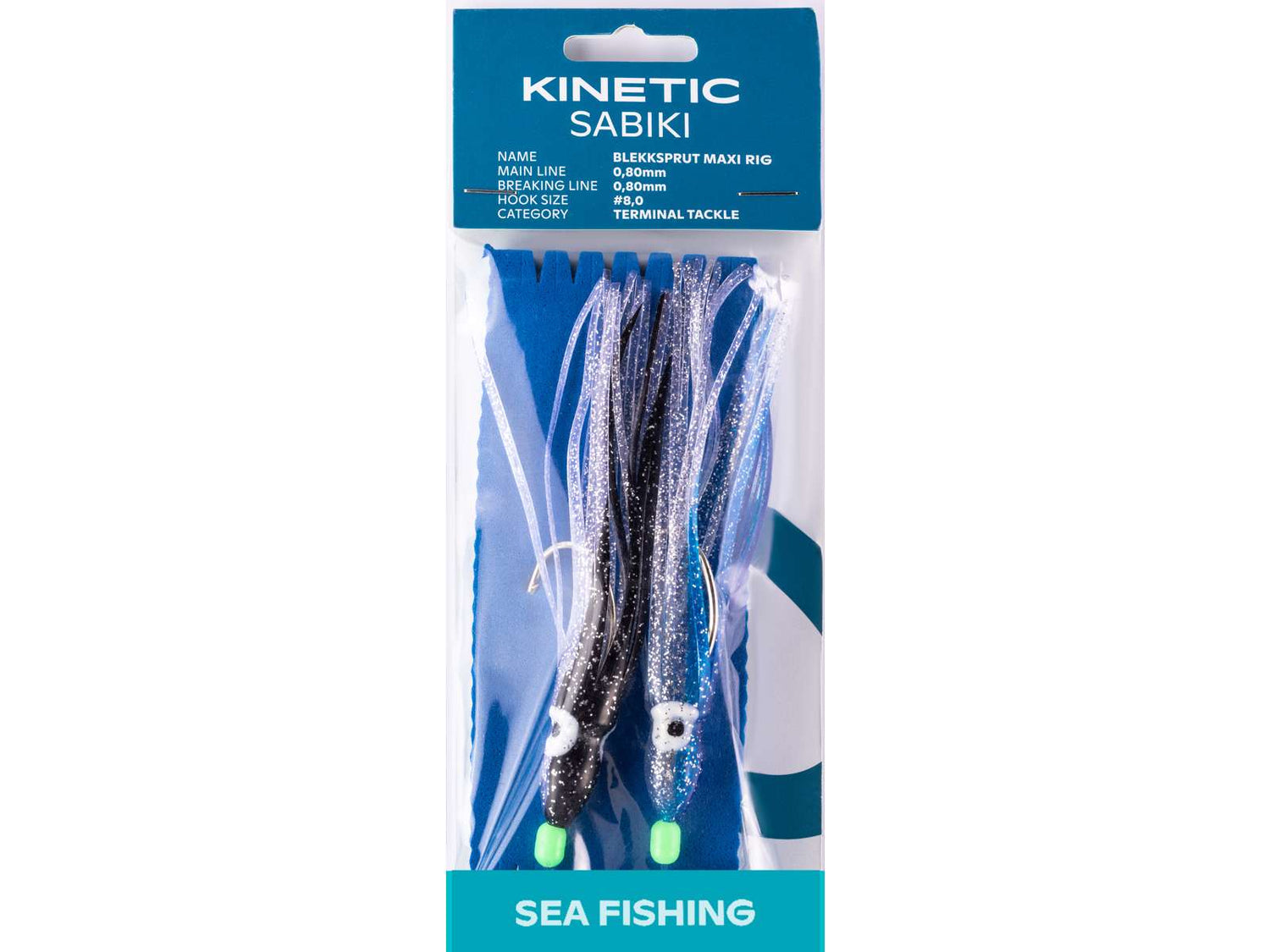 Kinetic Sabiki Blekksprut Maxi Rigg 8/0