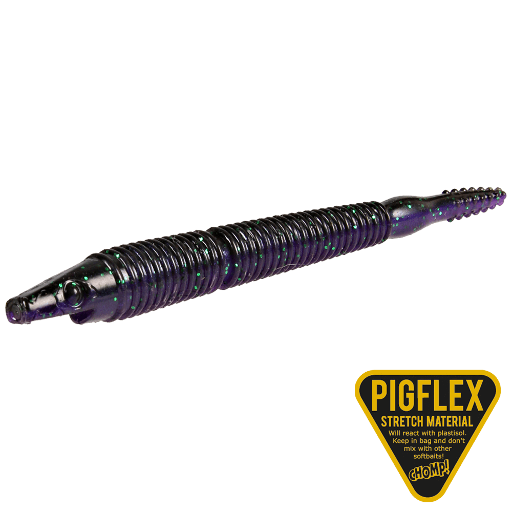 Pigster Crawler 10cm 3,3 gram 4 stycken BROWN CHARTREUSE FLAKE / 10 CM