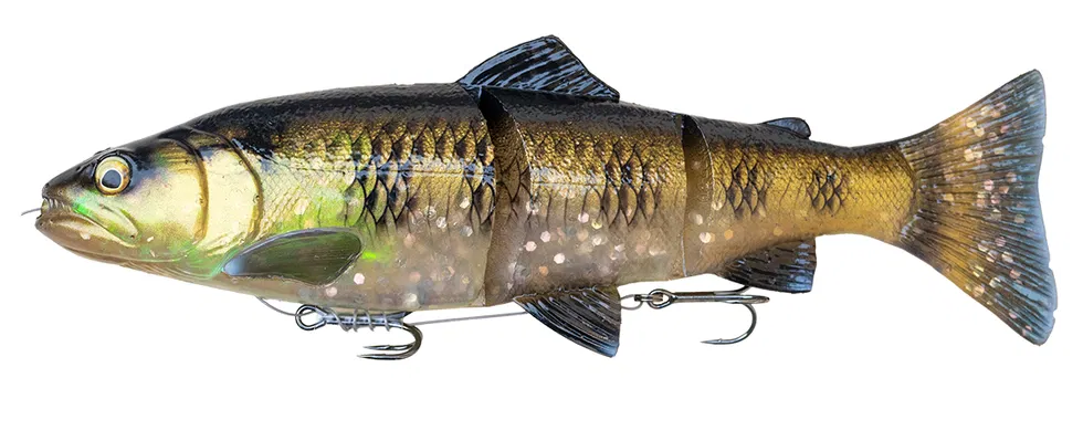 4D Line Thru Trout BLACK GOLD / 30 CM / 290 GRAM / SS
