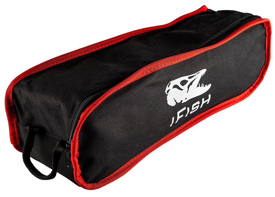 Campingstol Tronen SVART/RÖD / 58X89X36CM