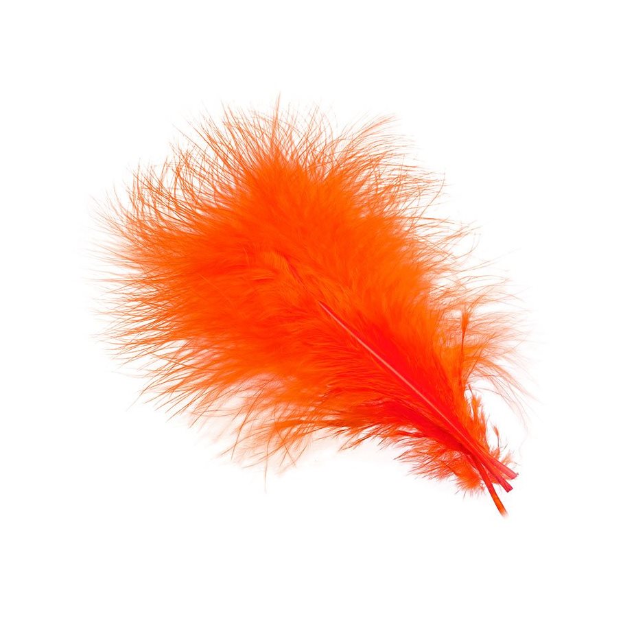 Marabou Plumes FLUO ORANGE / EN STL