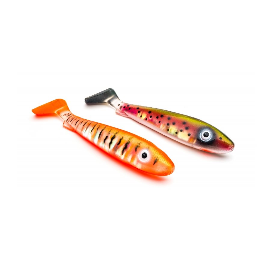 McRubber Flash 25 cm Gummibete BENGAL TIGER OCH ELECTRIC STEEL HEAD / EN STL