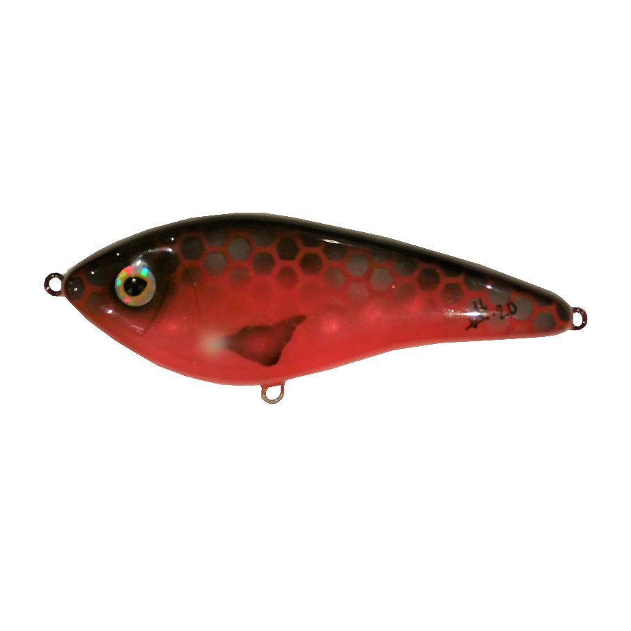 Swim 12 cm Makkans Custom Färger CLEAR RED / EN STL