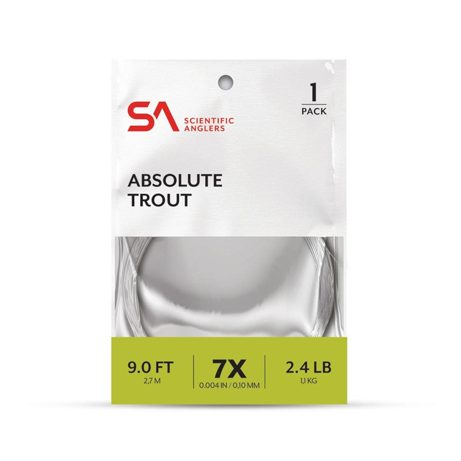 Absolute Trout Leader 9 fot 2X (CA 0,22 MM)