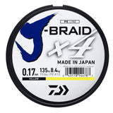 J-Braid X4 135 m Green DARK GREEN / 0,07 MM
