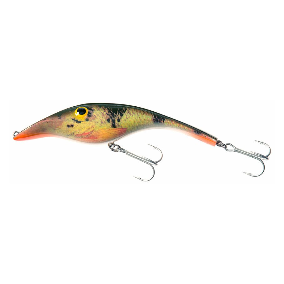 14 cm 35 gram Flytande Wobbler FIRE PERCH / EN STL