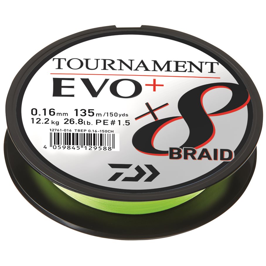 Tournament Braid X8 Flätlina 135 m CHARTREUSE / 0,35 MM