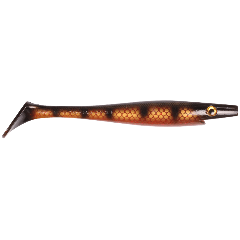 Giant Pig Shad 26 cm 130 g BLACK OKIBOJI PERCH / EN STL