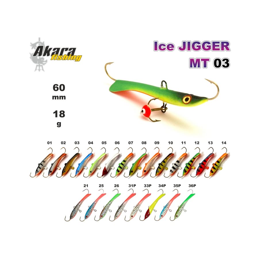 Ice Jigger MT 03 66 mm, 24 g 13 / EN STL