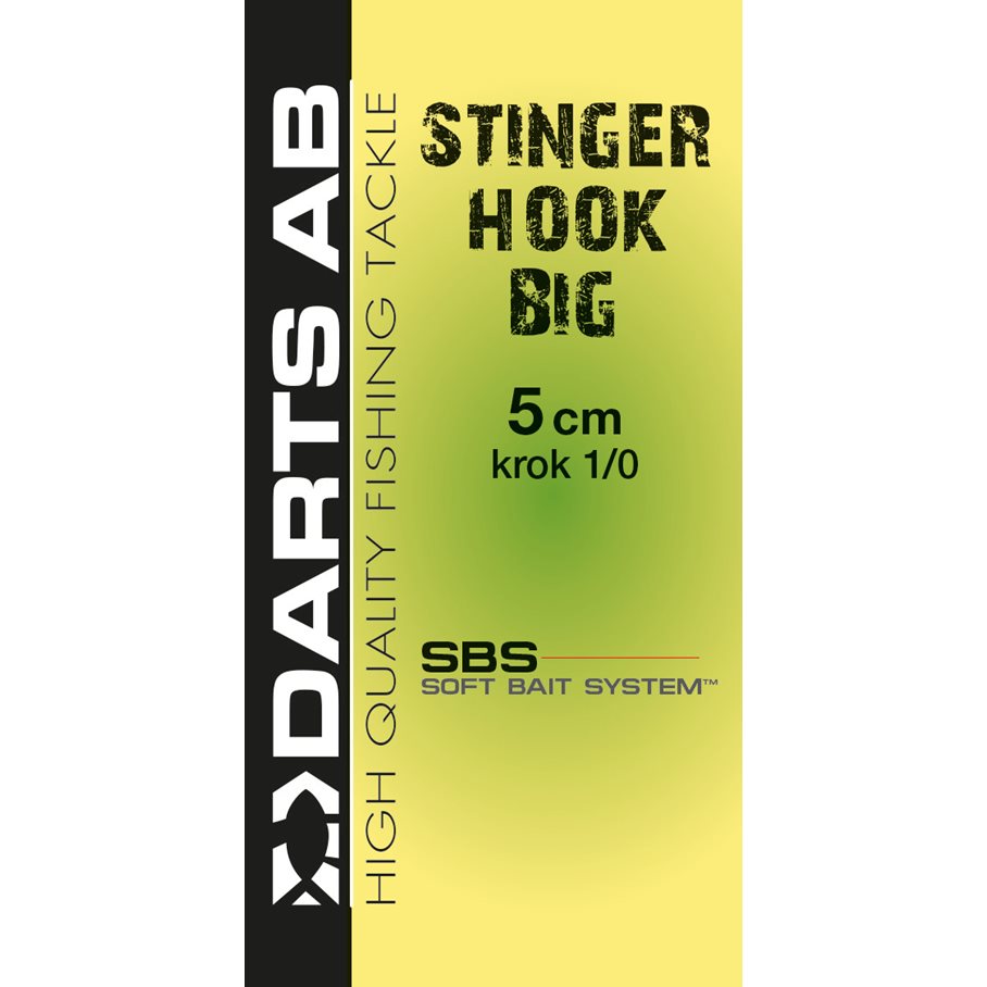 Stinger Hook Big STORLEK 14 CM & STORLEK KROKAR 2/0
