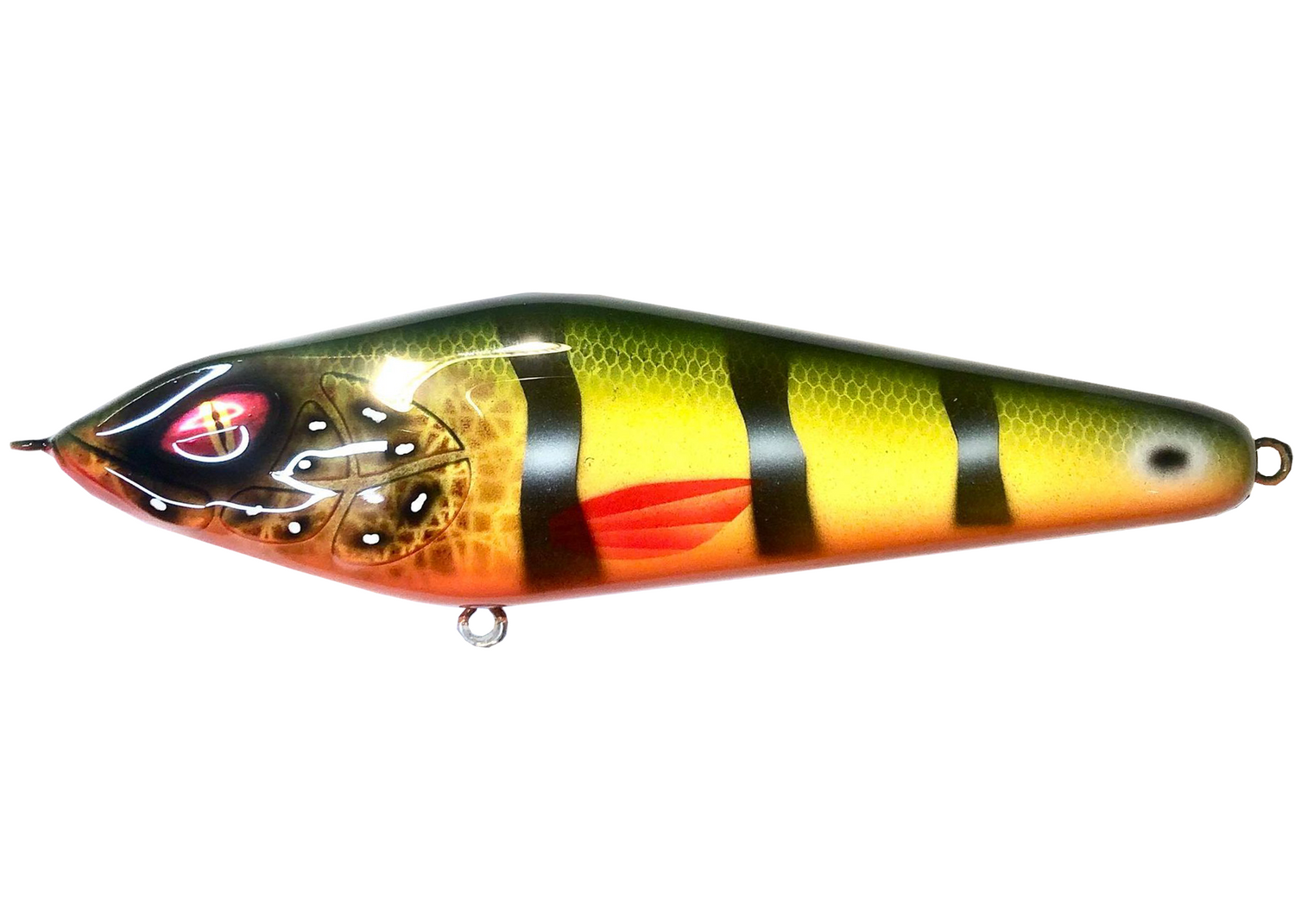 Lazy Jerk Custom 155 mm Jerkbete MAKKANS PEACOCK BASS / EN STL