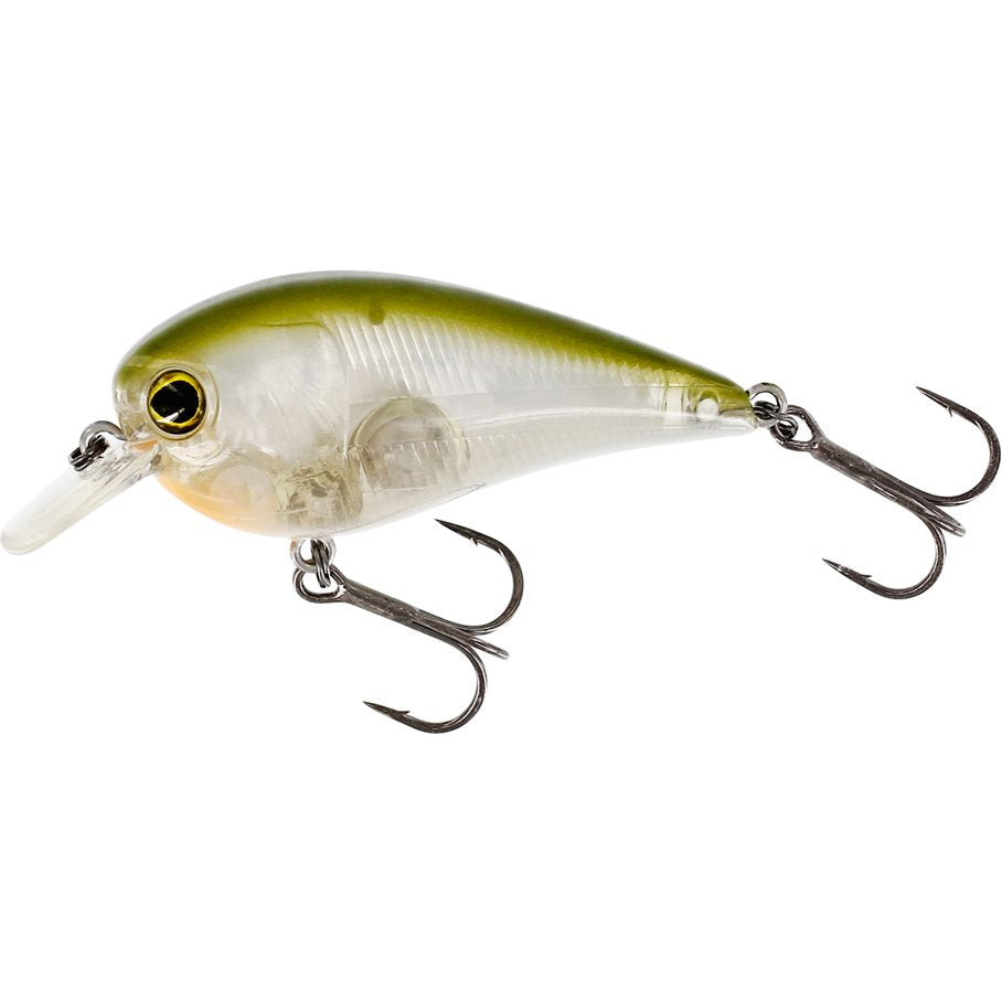 BassBite 2.5 Squarebill Wobbler CLEAR OLIVE / 7 CM / 16 GRAM FLYTANDE