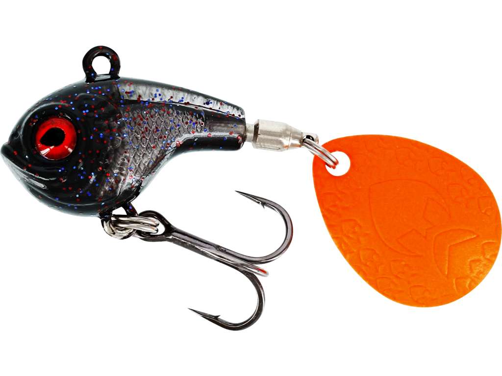 Dropbite Spin Tail Jig BLACK MAMBA / 3,7 CM OCH 22 GRAM