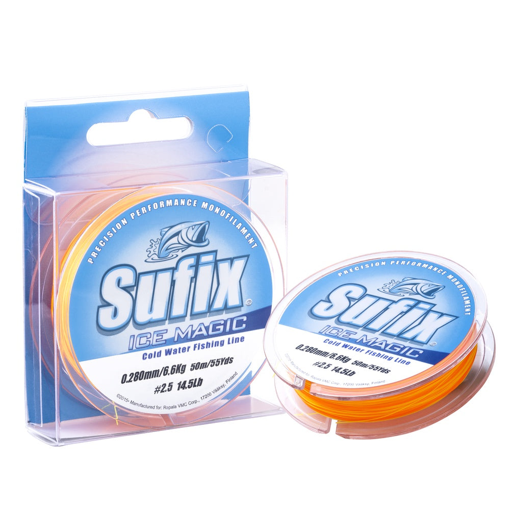 Sufix Ice Magic 50 meter ORANGE / 0,225 MM