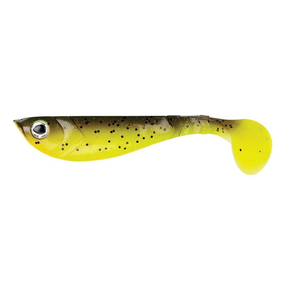 Pulse Shad 11 cm 3-Pack BROWN CHARTREUSE / 11 CM