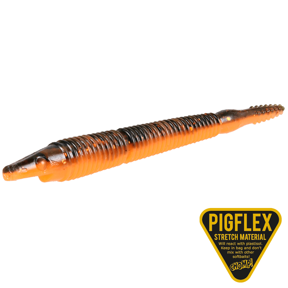 Pigster Crawler 10cm 3,3 gram 4 stycken BLACK PUMPKIN / 10 CM