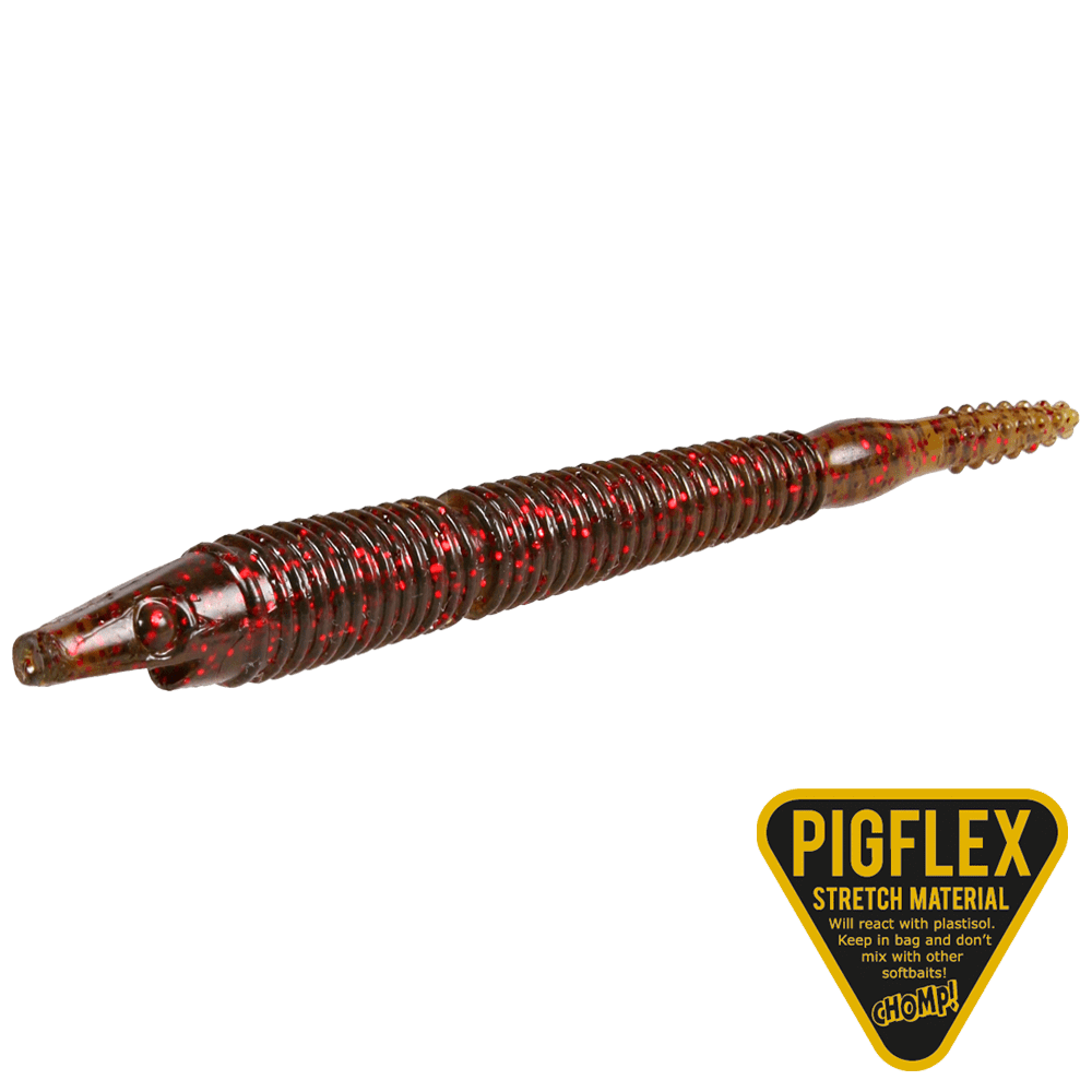 Pigster Crawler 10cm 3,3 gram 4 stycken WATERMELON RED FLAKE / 10 CM