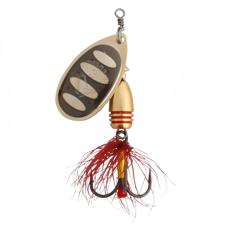 Rotex Spinner GOLD / STORLEK 4, 11 GRAM