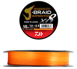 J-Braid Expedition X8 150m SMASH ORANGE / 0,06MM 150METER