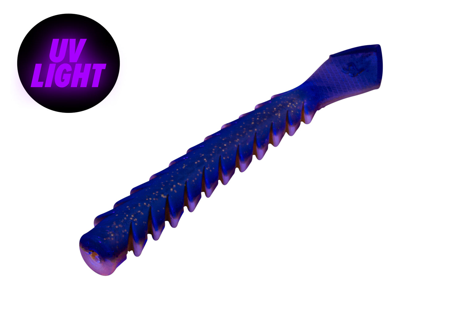 NATC Lady Dragonworm 6-pack UV BROWN CRAW / 11CM / 6,8G