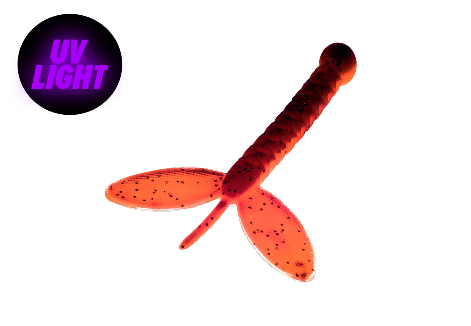 NATC Priness Dragonfly 6-pack UV BROWN CRAW / 9CM / 4,5G