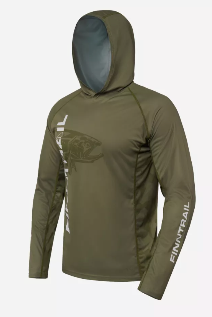 Sun Protection Long Sleeve Big Fish KHAKI / MEDIUM