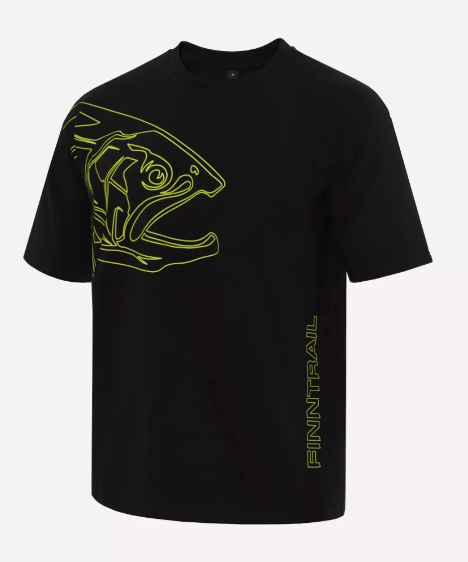 T-Shirt Big Fish BLACK YELLOW / XXLARGE