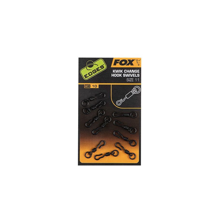 Rage Edges Kwik Change Hook Swivels storlek 10 EN STL