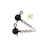 Flexhead Pike Skruvskallar 2 st MEDIUM GREEN PUMPKIN / 10 G