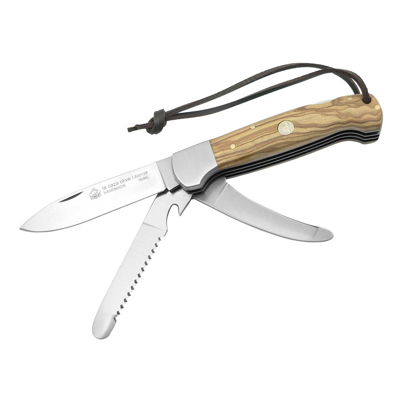 Jakt Fickkniv LA CAZA OLIVE I EN STL
