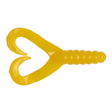 Big Baits Twin Tail Grub, 10 st YELLOW / 5 CM