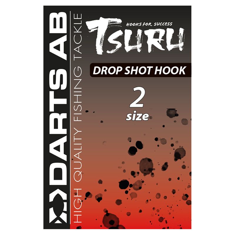 Tsuru Dropshot Hook 5 st BLACK / #2