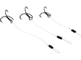 Braided Stinger på 0,38mm 2 stycken KROKSTORLEK 8 LÄNGD 6,5 CM