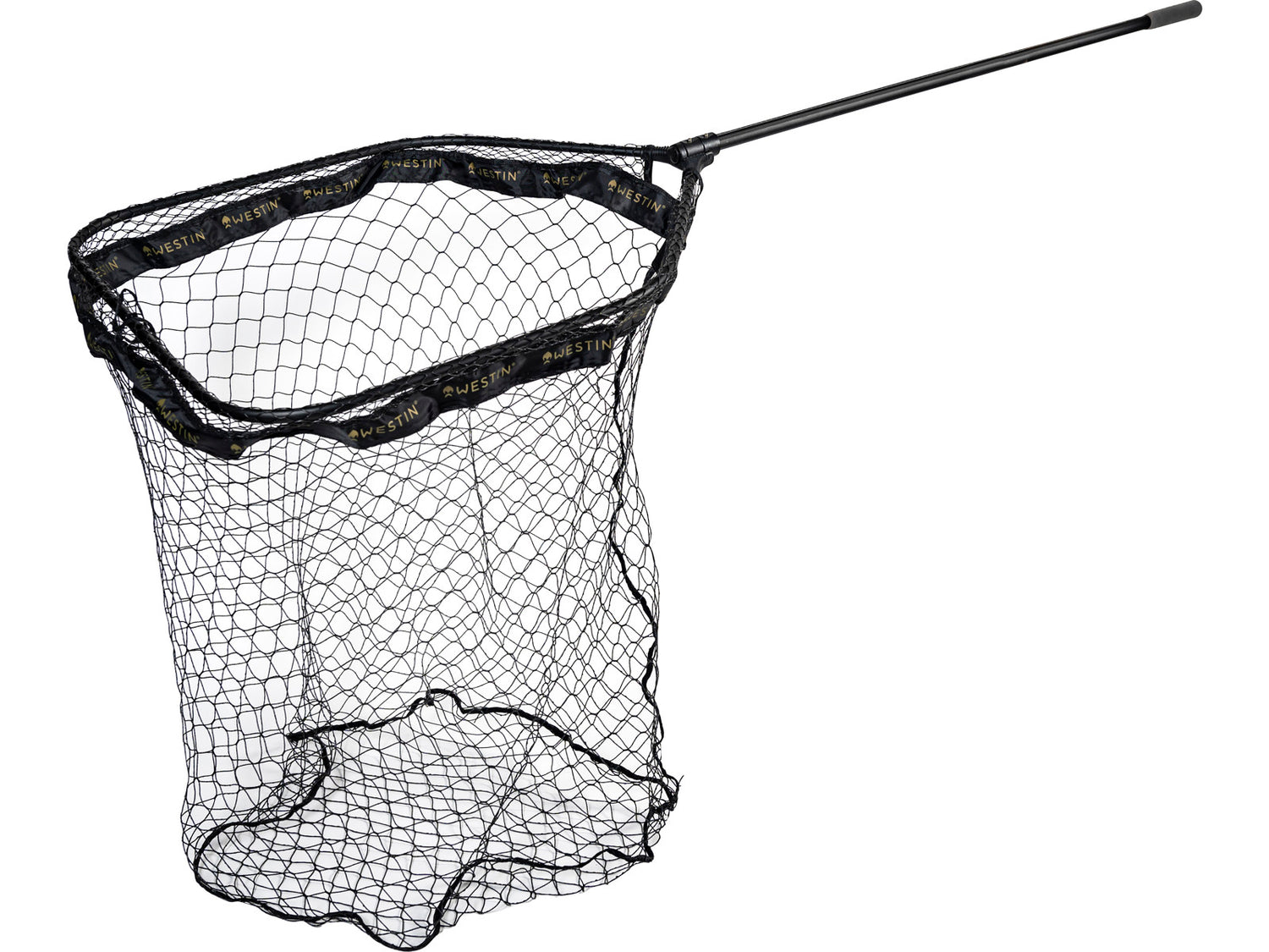 W3 C&R Foldable River Landing Net XL SVART / W70 X L85 X D80 CM