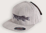 Pike Logo Fitted Flexfit GREY HEATHER / S/M