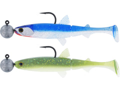 Hypoteez Shadtail Rigged N Ready CLEAR WATER MIX 1 / 9 CM / 7 GRAM 4/0 / 2 ST