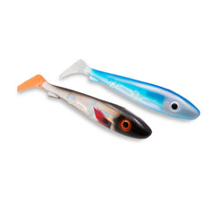 McRubber Flash 21 cm 2-pack BLUE SILVER OCH SOBER HOT TAIL / 21CM / 88G