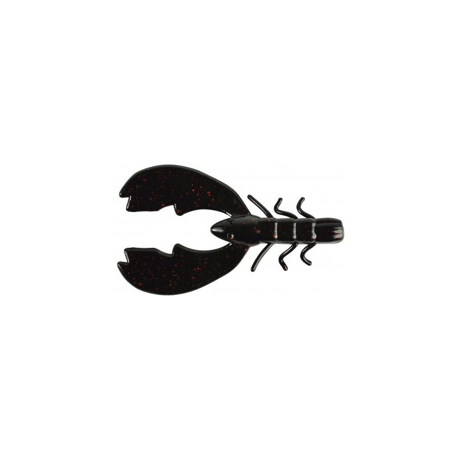 Powerbait Chigger Craw Bete 8 cm BLACK RED FLECK / EN STL