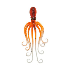 Octopus 300 g 22 cm Havsfiskebete UV ORANGE GLOW / EN STL