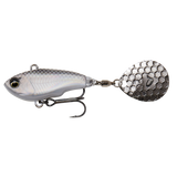 Fat Tail Spin WHITE SILVER / VIKT 16 G & STORLEK 6,5 CM