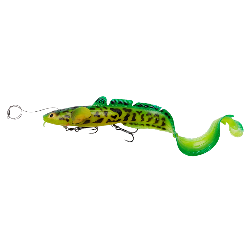 3D Line Thru Burbot  50 cm 435 Gram Gummibete FIRETIGER / 50 CM / 400 GRAM