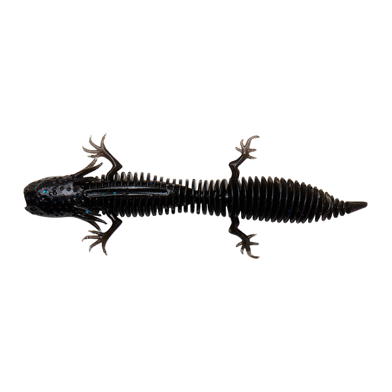 Ned Salamander Floating 5 Stycken Gummibeten BLACK/BLUE / 7,5 CM & 3 G
