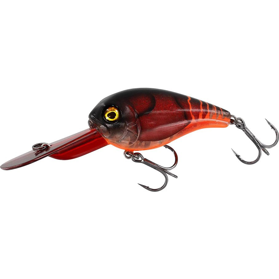 MegaBite Deep Runner Wobbler 6 cm 19 g FIRE CRAW / EN STL