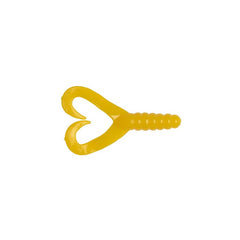 Big Baits Twin Tail Grub, 10 st YELLOW / 10 CM