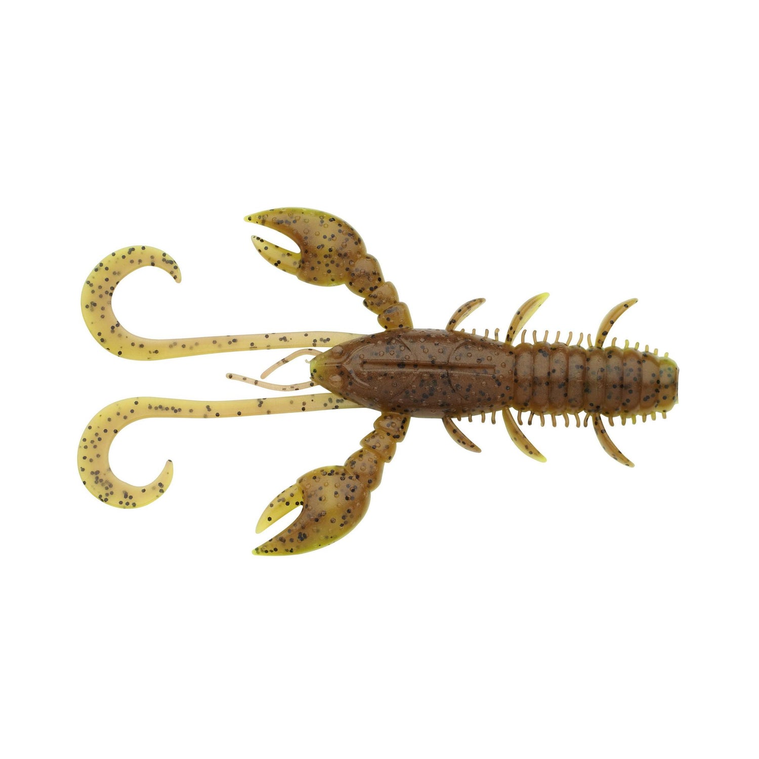 Pulse Hollow Body Craw BROWN CHARTREUSE / 7 CM