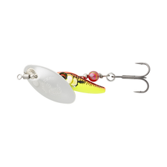 Sticklebait Spinner SILVER RED DOT / #2