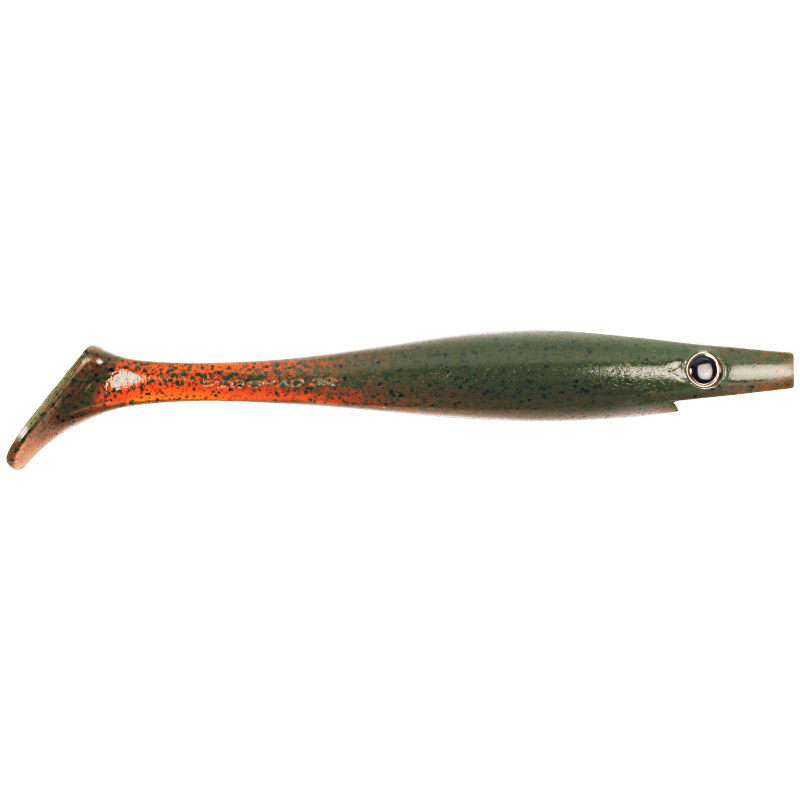 Pig Shad Junior 2-pack MOTOROIL PEPPER / 20 CM / 50 G